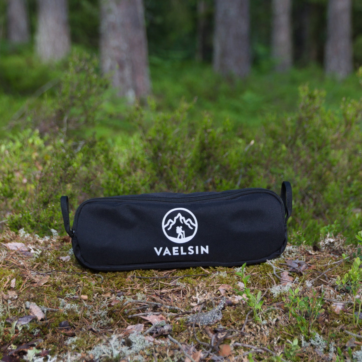 retkituoli kantolaukku musta